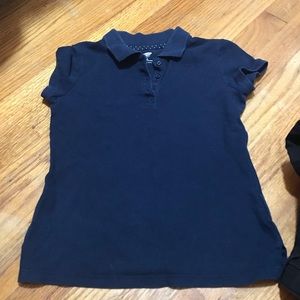 Blue polo, short sleeve Old Navy, size 8